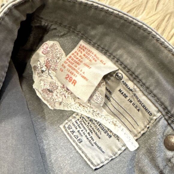 AG Adriano Goldschmied The Edie mid rise skinny straight pants size 29 - Picture 4 of 6